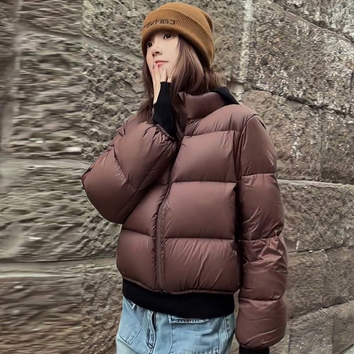 Women's American Down Jacket Winter Retro Coat Street Style Down Coat Fashion Trendy Quilted Coat Unique High-end Jacket