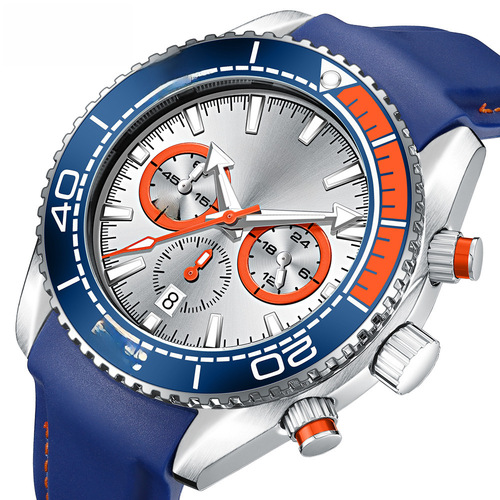 MINI FOCUS Watch Racing Sport Men's Waterproof Ratchet Bezel Multifunctional Glow-in-the-Dark Men's Watch 0426G