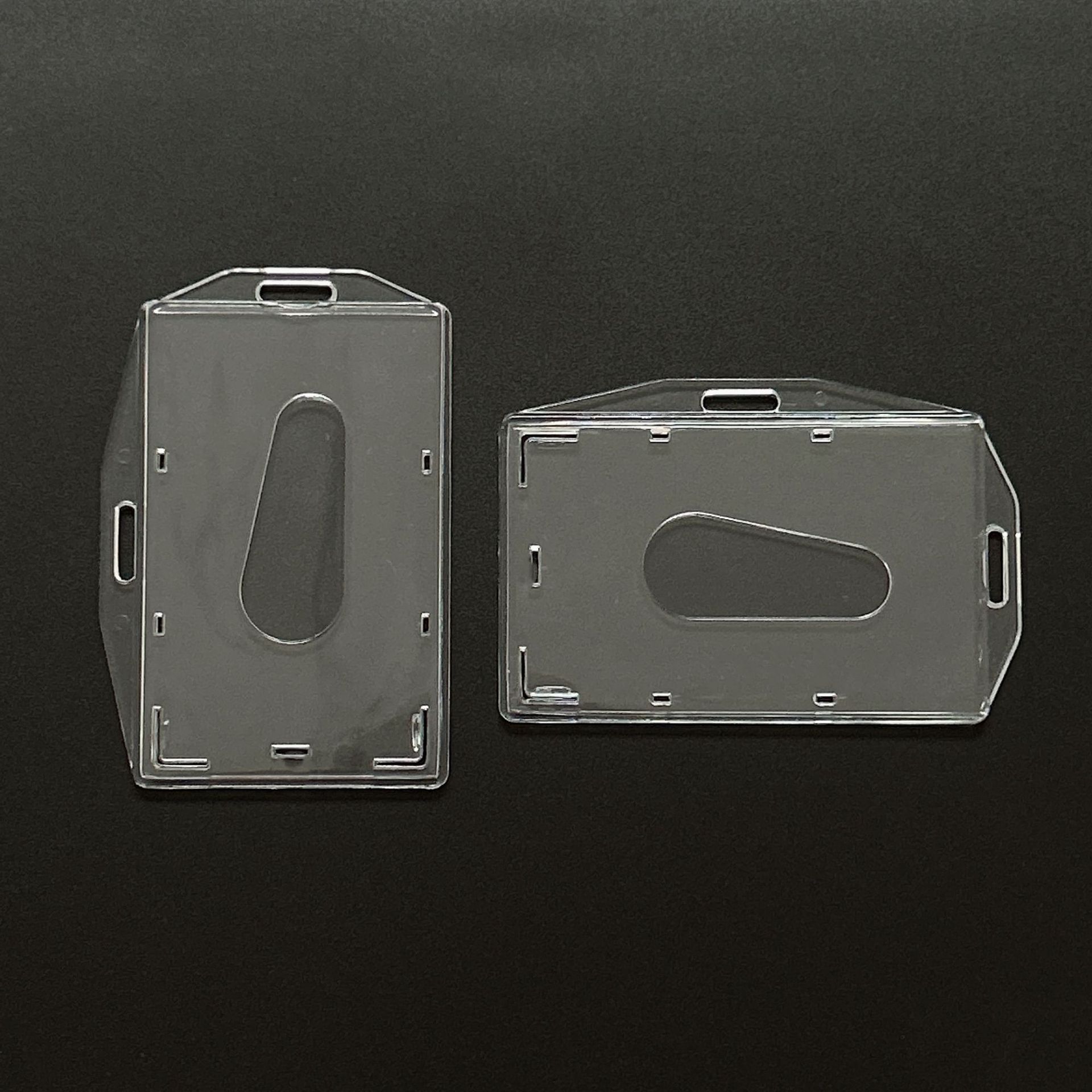 PC material de dos vías transparente cubierta de la tarjeta de Certificado de moldeo por inyección integrada horizontal y vertical cubierta de tarjeta de control de acceso comunitario