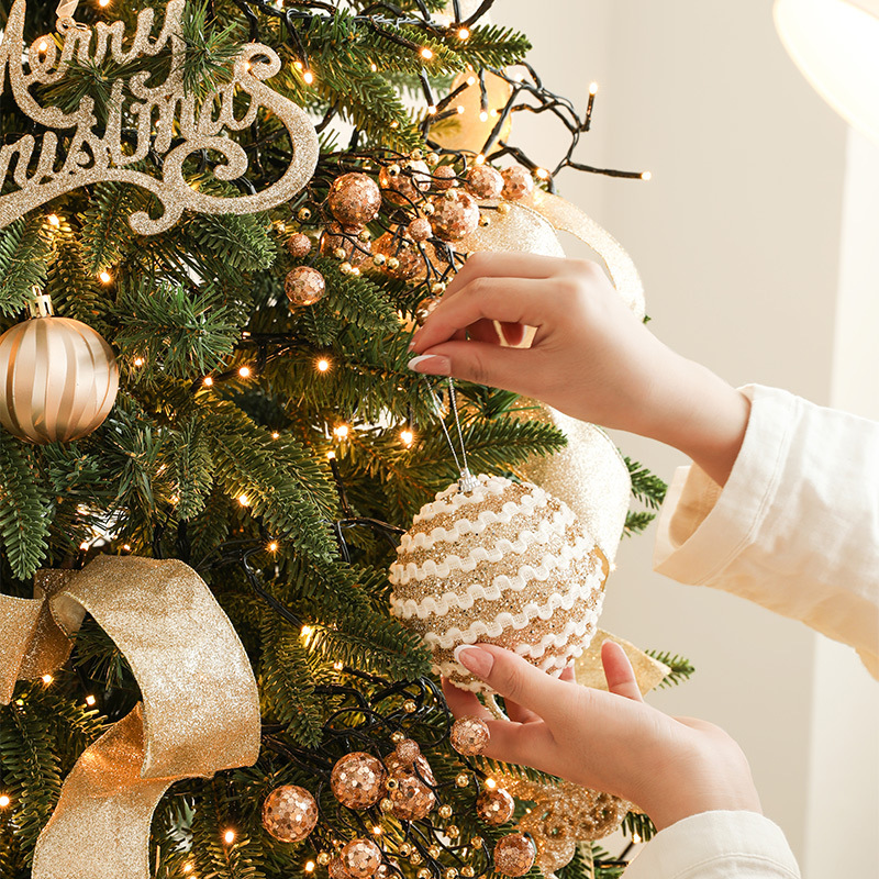 Nuevo paquete de árbol de Navidad de PE híbrido de lujo cifrado decoración para el hogar decoración de atmósfera decoración de gran tamaño