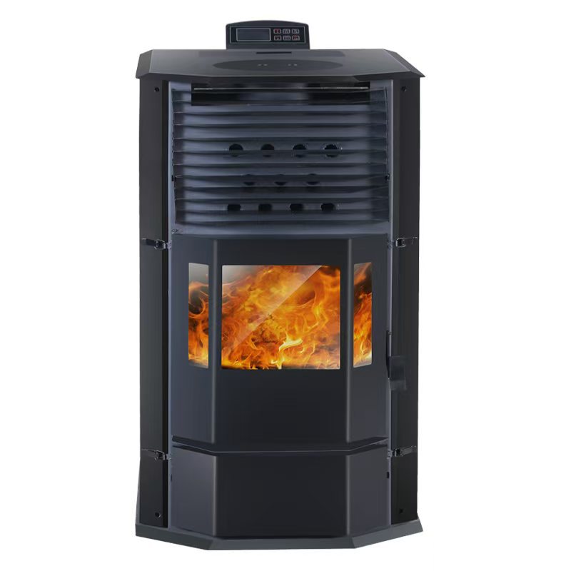 Estufa de pellets de biomasa estilo europeo - Para interior y comercio - Automática, ecológica y sin humo - Calefacción eficiente