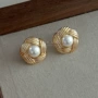 法式立体质感个性耳钉
