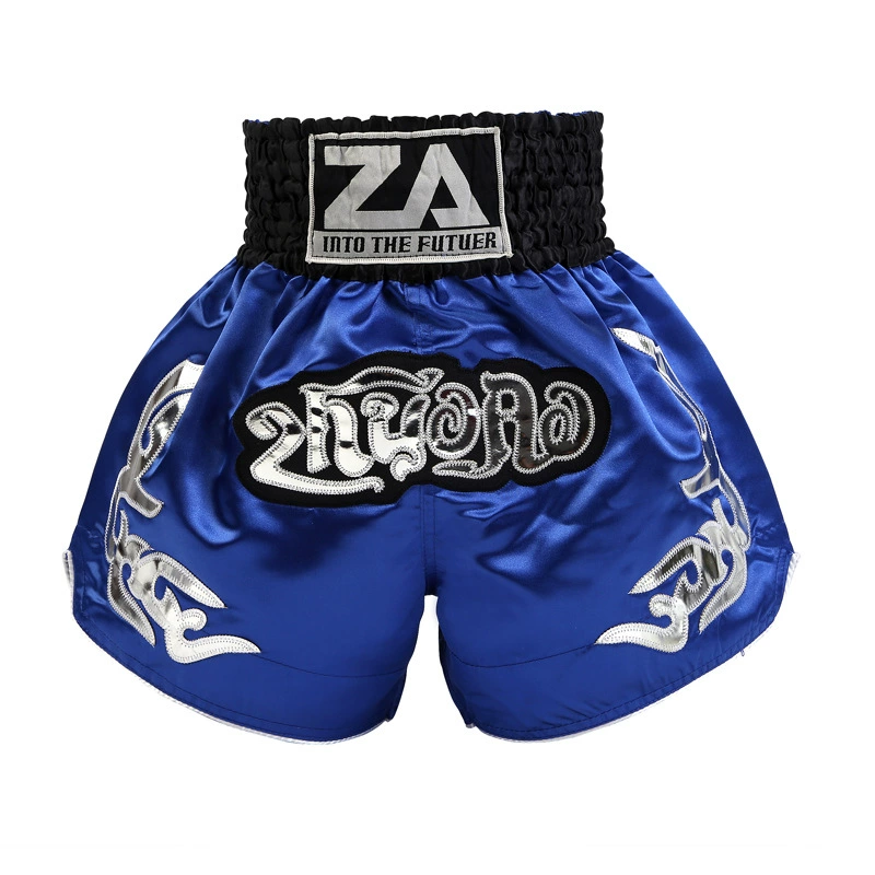 Boxing Training Shorts, Muay Thai Style, Satin Finish, Sizes XXXS(110)–XXXXL(200)