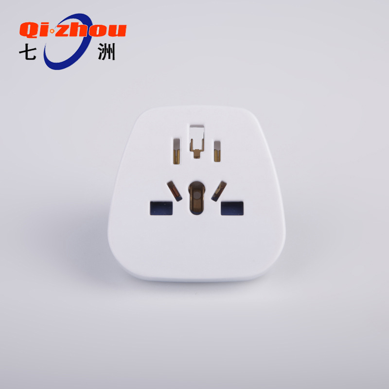 意大利脚-多用孔转换器 意大利三圆脚转换插座 10A电源转换插头