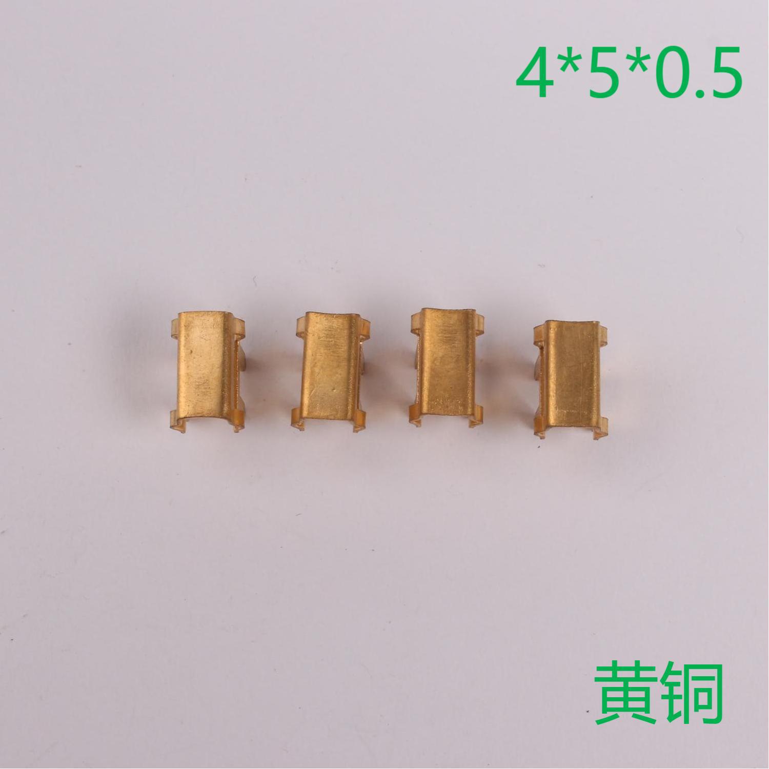 厂家供应4*5*0.5型号刷盒   黄铜材质  碳刷架组件  厂家推出