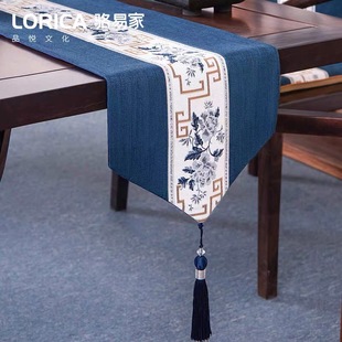 Table runner Chinese Zen new Chinese tea mat waterproof tea table tea table fabric long tea table cloth tea flag tablecloth tea towel