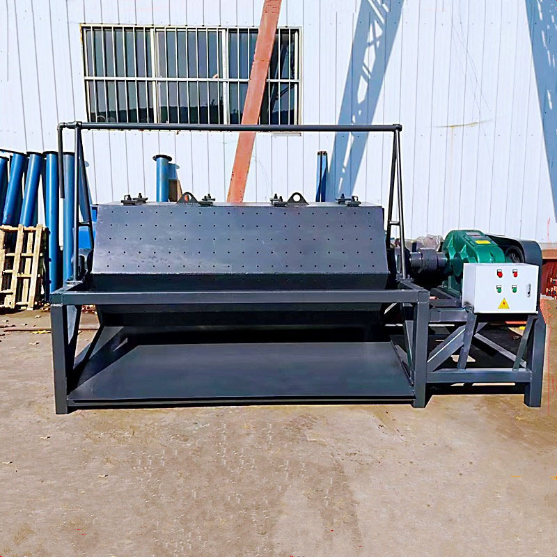 盛民面包石滚筒抛光机大型火烧铁干磨机加厚钢板六角电动抛光机