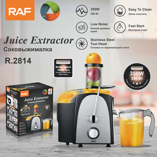 RAF European gauge stainless steel juicer children's fruit juicer/l cooking machine/raw juicer juice extraction separation
