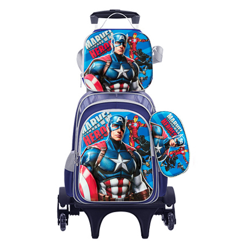 Fábrica directa transfronteriza nueva serie de montaña y mar de dibujos animados de tres piezas paquete de bolsas de 2 / 6 rodadas