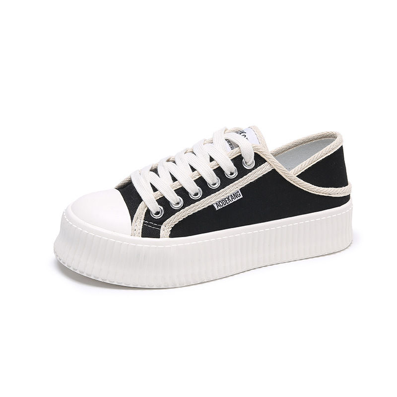 Fashionable white sneakers for students