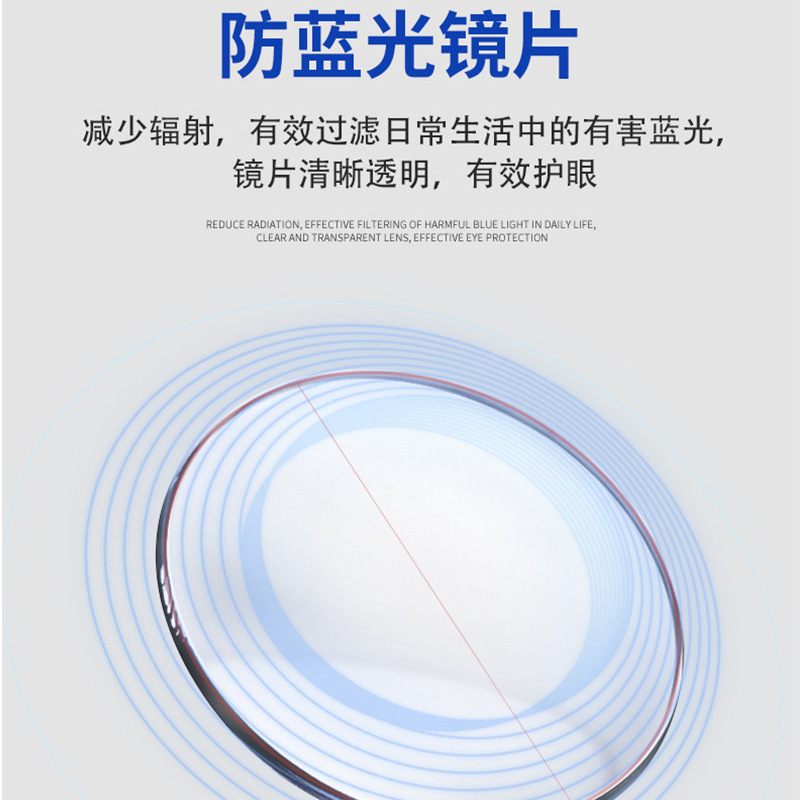 Ordinary 1.74 anti-blue lens