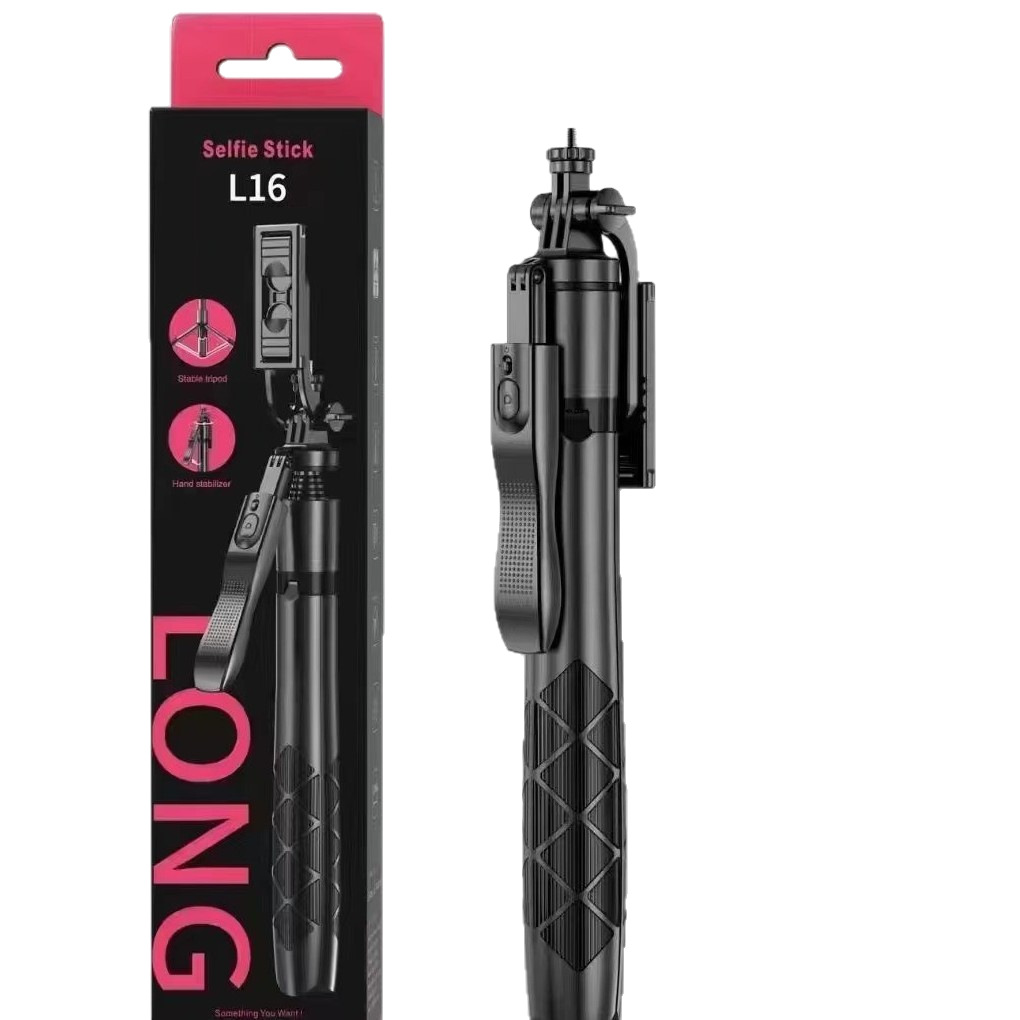 Palo de selfie Bluetooth para teléfono móvil Amazon L16 con luz de relleno, extensión de trípode de pie, soporte para transmisión en vivo al aire libre, dedicado para transmisiones en directo