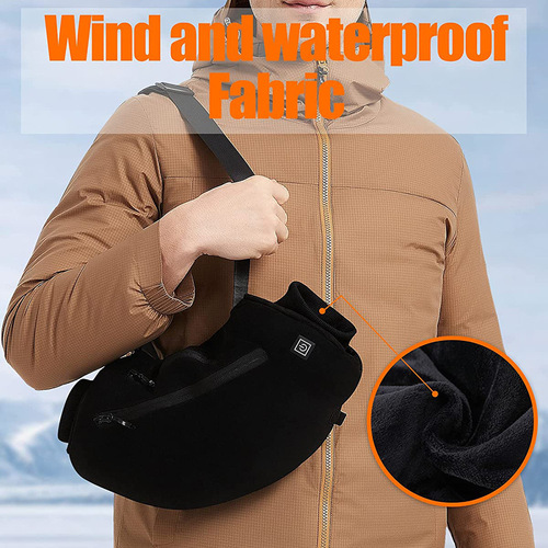 Amazon Electric Heated Hand Warmer USB Rechargeable Heating Hand Warmer Bag Portable Waist Bag Hand Warmer Outdoor Multi-Function Bag