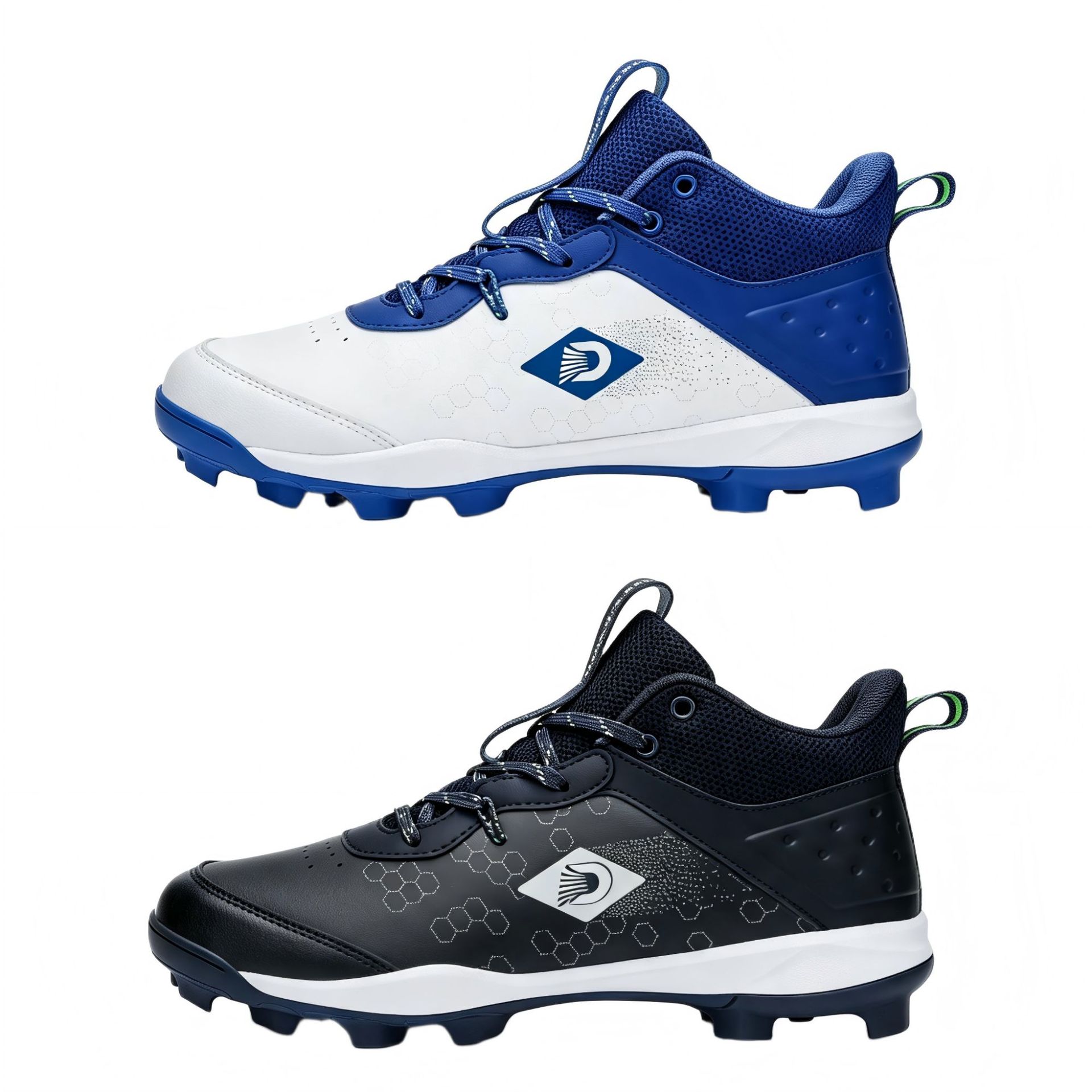 Professional Baseball Training Shoes with Spikes, Breathable, Non-Slip, Wear-Resistant, for Adults, Available for Individual Purchase