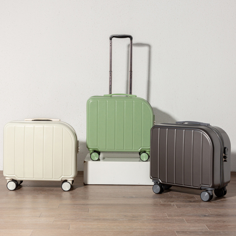 Lightweight Suitcase Japanese-Style Leather Suitcase with Trolley, Student Combination Lock Suitcase, Travel Luggage, Carry-On Suitcase with 18-Inch Spinner Wheels Lightweight Suitcase Japanese-Style Leather Suitcase with Trolley, Student Combination Lock Suitcase, Travel Luggage, Carry-On Suitcase with 18-Inch Spinner Wheels