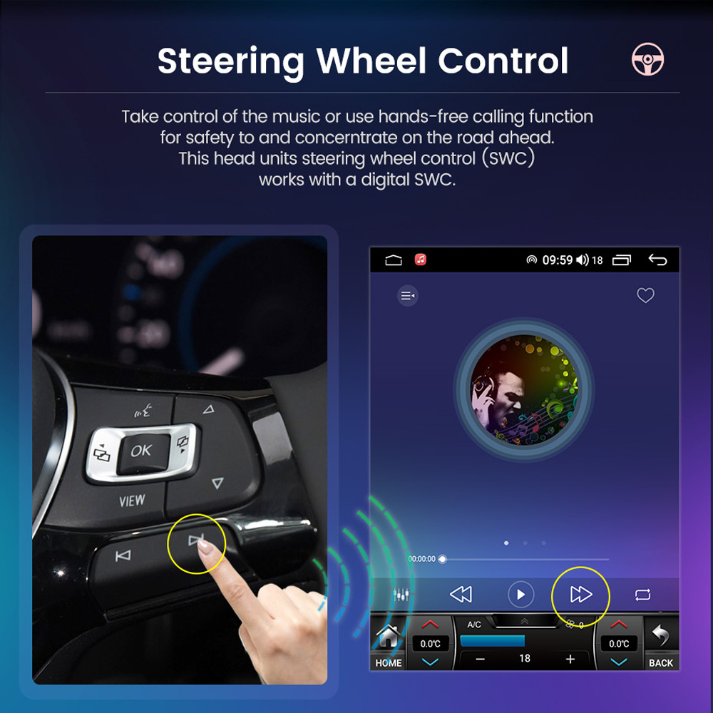 Suitable for Chevrolet Cruze 08-12 9.7inch Vertical Screen Large Screen Android Gps Car Navigation Carplay
