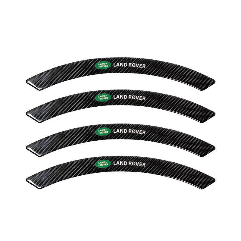 Parche de ceja de rueda de fibra de carbono para automóvil, tira decorativa de ceja de rueda epoxi, adhesivo anticolisión engrosado, resistente a arañazos, tira anticolisión de carrocería
