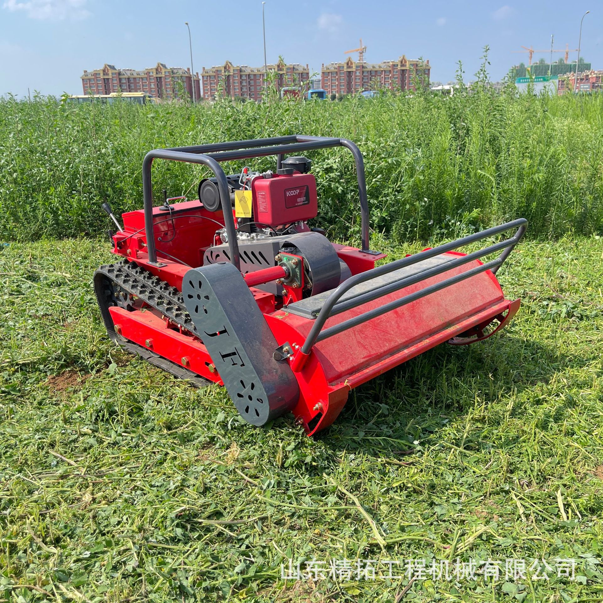 出口欧美智能遥控割草机 HT100柴油公园草坪剪草 山地开荒打草机