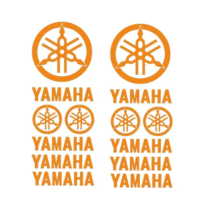 English Logo Stickers Modified Car – Other Automotive Exterior Supplies - yamaha-long-strip-set-style-one-reflective-yellow-2-pieces