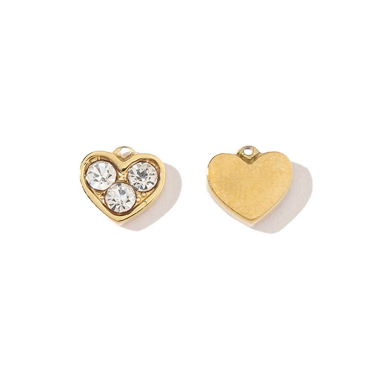 5g Weight Pendant Jewelry Making Type 13*16mm, 14*14mm, 18*18mm Jewelry Making Size DIY Jewelry Accessories Classification 3 PCS/Package Quantity Titanium Steel Material Geometric, Heart Shape Pattern Plating Design Casual, Simple Style, Streetwear Style 3 PCS/Package 13*16mm 14*14mm 18*18mm Titanium Steel Geometric Heart Shape Pendant 18