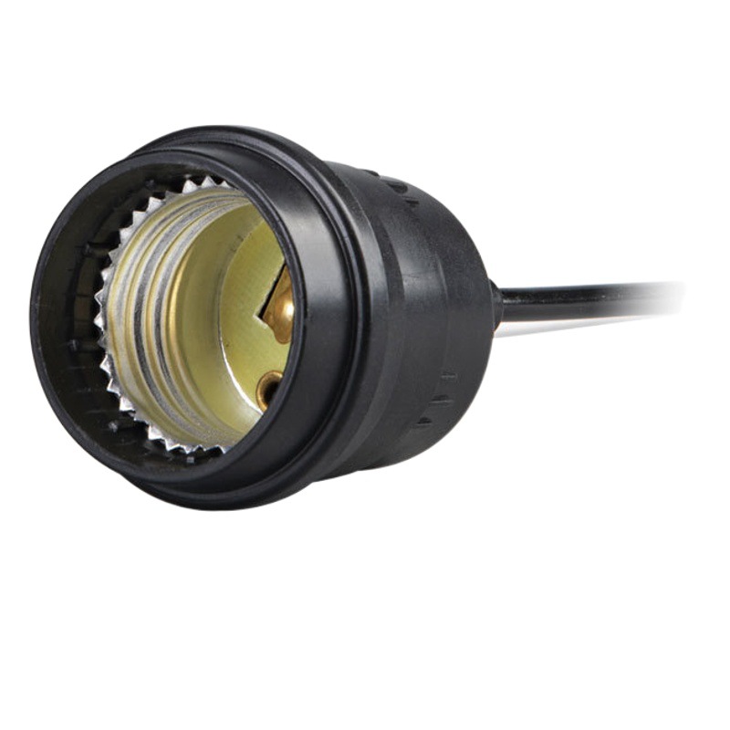 Soporte de la lámpara con alambre universal LED hogar bombilla E27 rosca de tornillo cabeza de araña suspensión impermeable titular de la lámpara al por mayor