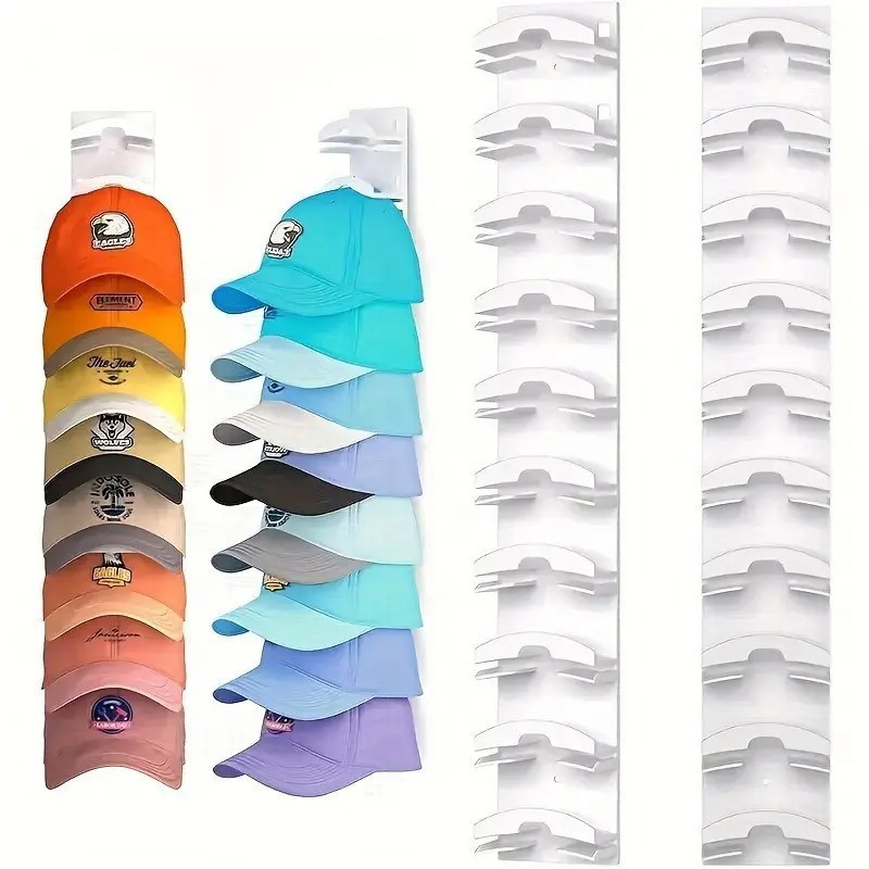 跨境2代棒球帽多层壁挂收纳架Hat Organizer for Baseball Caps|undefined