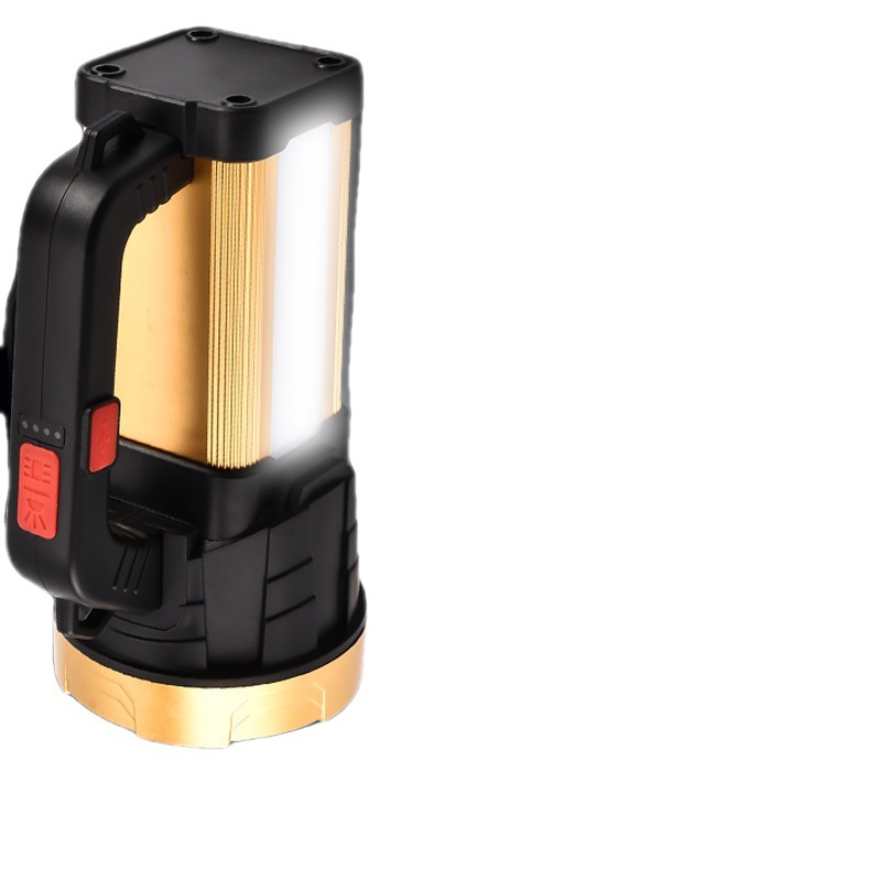 Transfronteriza LED al aire libre fuerte luz de largo alcance lámpara portátil USB carga hogar iluminación de emergencia linterna lámpara de pesca al por mayor