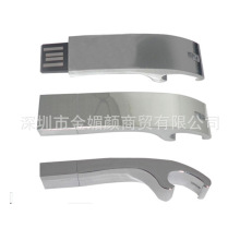卡片开瓶器U盘名片pendrive啤酒起盖器优盘USB3.0金属启瓶器u盘