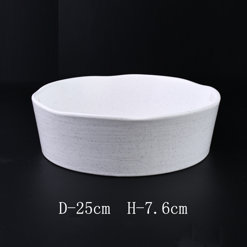 Tazos de sopa grandes utensilios personales para el hogar de cerámica de marca australiana platos de sésamo platos platos