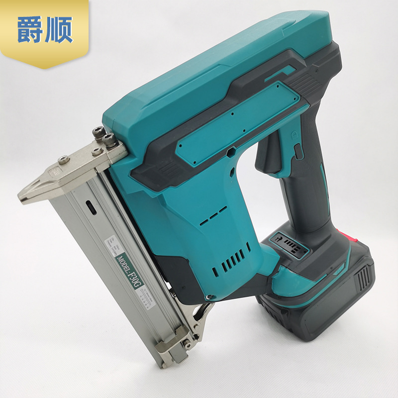无刷锂电气钉枪装修木工专用锂电射钉枪套装无线F30电动直钉枪