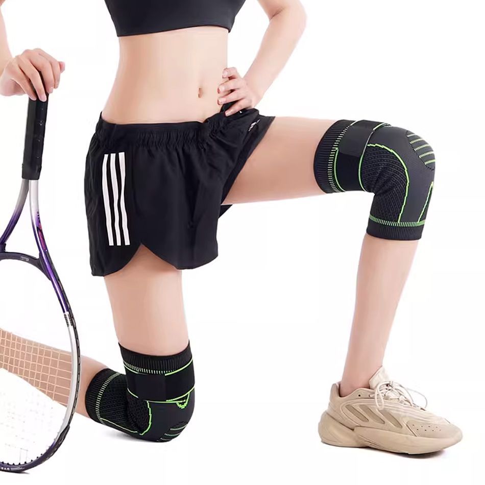 Rodilleras alargadas y aterciopeladas, correas cálidas para las rodillas, piernas frías antideslizantes y calientes, piernas frías y resistentes al frío en las articulaciones de las mujeres