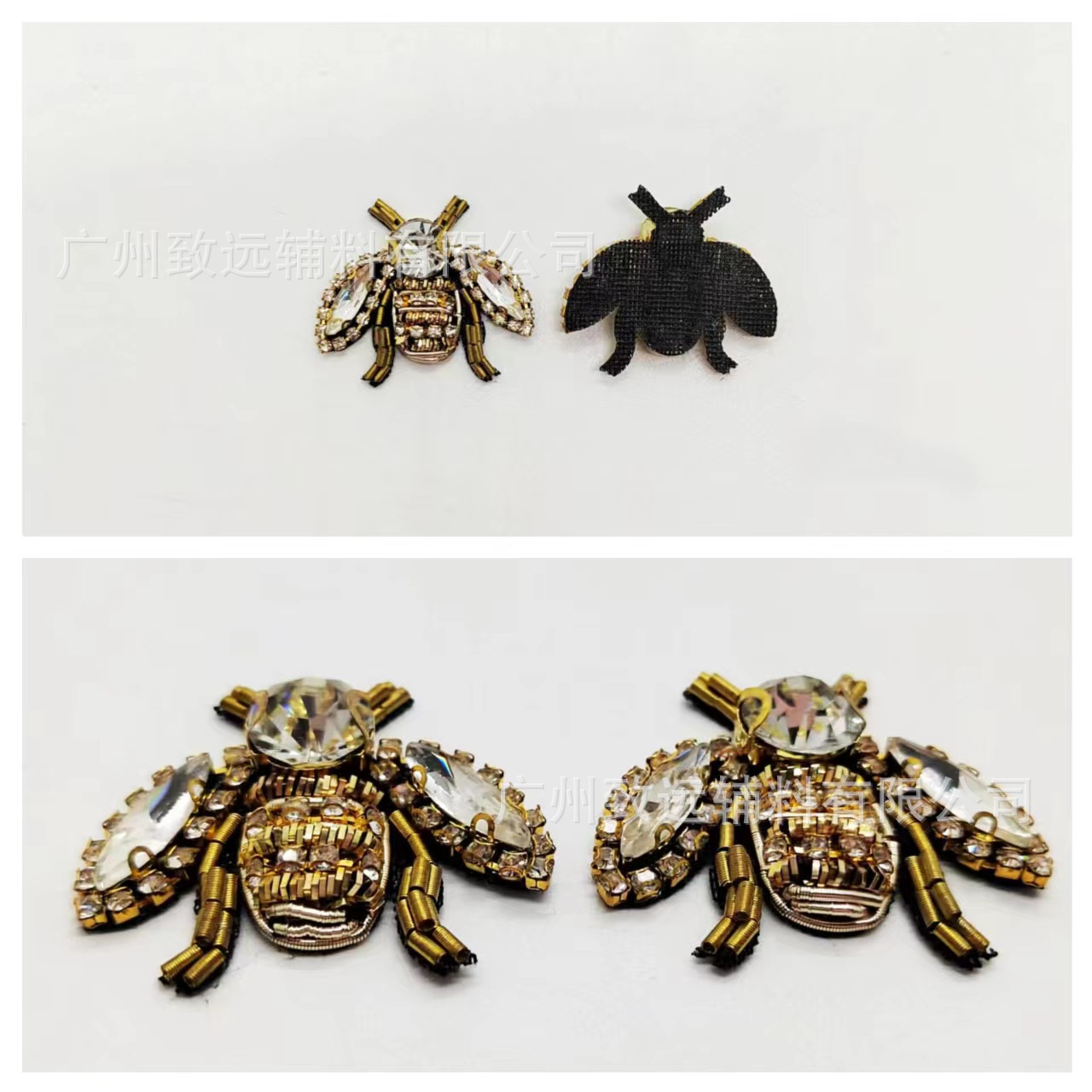 Nuevo bordado hecho a mano indio de seda Abeja De Oro creativo de gama alta temperamento ramal femenino ropa image 1