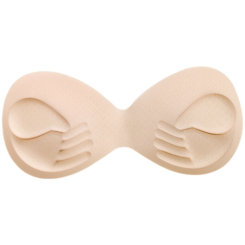 Cross-border sports beauty back one-piece bra thickened sponge lining replacement ultra-thin bra coaster breast pad insert