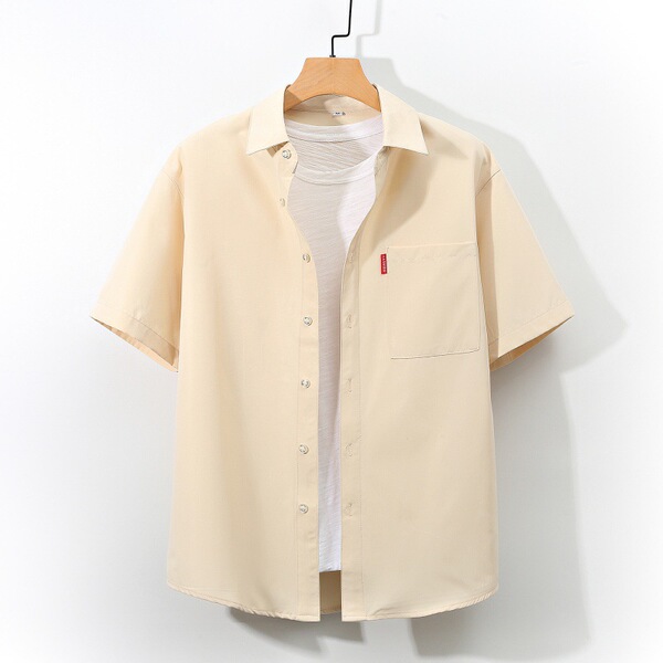 thin solid color shirt