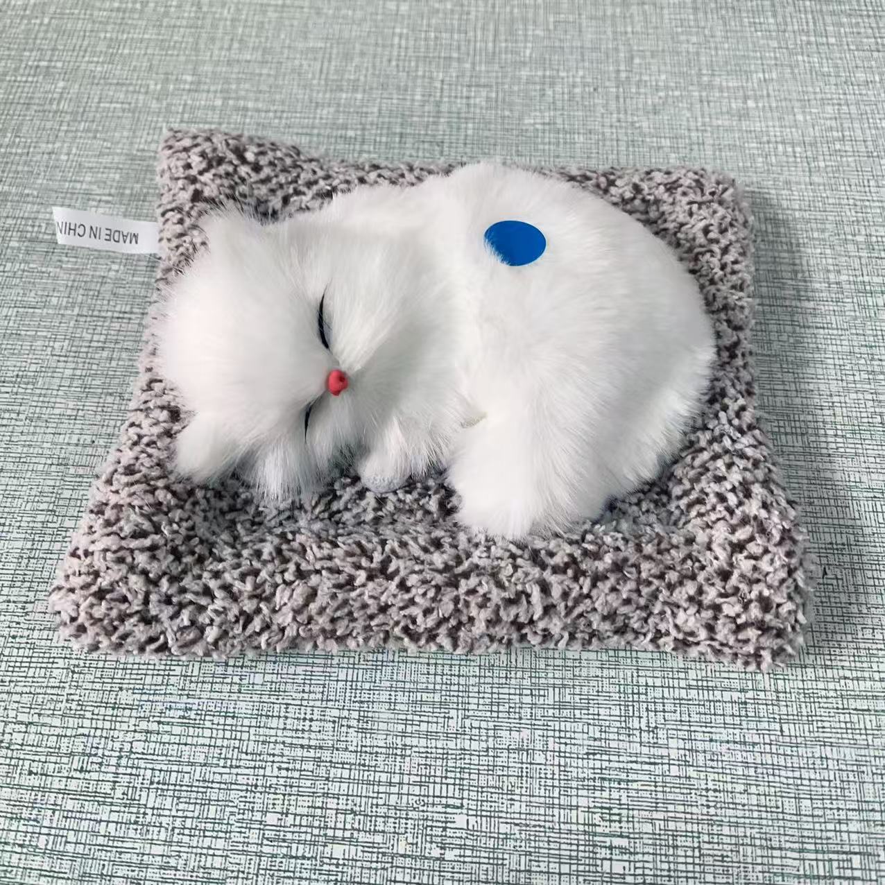 Simulación felina juguete de peluche con sonido puede llamar juguetes para niños animales muñecas gatitos adornos pueden llamar gatitos