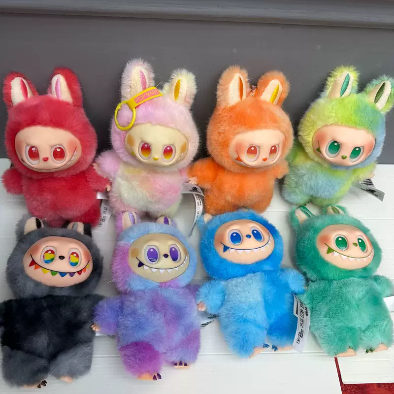 Doll plastic, plush plastic face, pendant, trend small keychain, internet celebrity