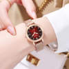 Calendar, fashionable brand quartz watch, light luxury style