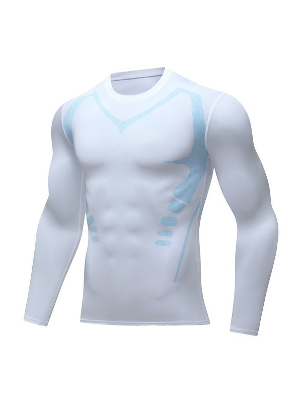 Proスポーツレオタード男高弾速乾ランニング長袖バスケットボールサッカーフィットネス騎乗レギンス吸汗tシャツ|undefined