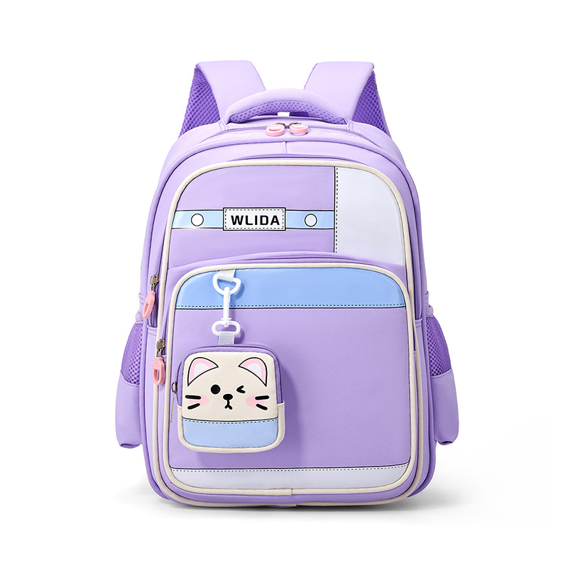 Mochila mayorista para estudiantes de primaria nueva mochila para niños y niñas de grado 1 - 3, mochila ligera para reducir la carga, mochila de ocio resistente al desgaste