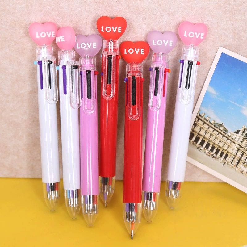 День Святого Валентина Любовь Многоцветная шариковая ручка 6 цветов