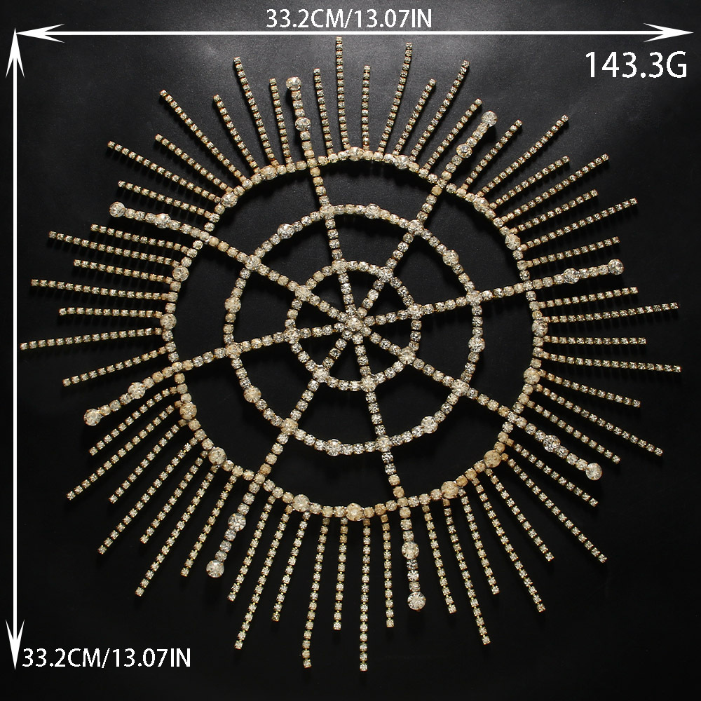 Europa y los Estados Unidos de la explosión de la cadena de cabello de bordas de diamante exagerado joyería de cabello de novia temperamento accesorios tocado