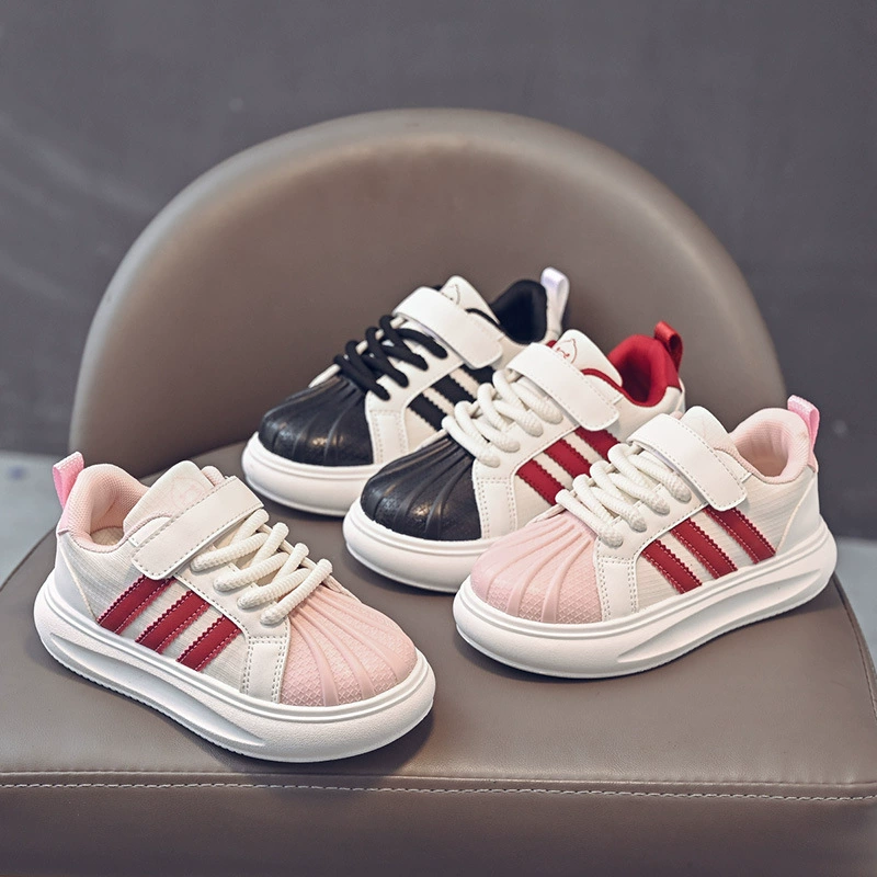 Осенняя новая детская спортивная обувь для мальчиков и девочек на мягком подошве