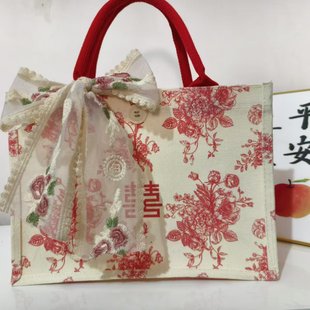 Good Things Happen When You Go Out. My Family Has a Linen Tote Bag. Return Gift for Wedding Bridesmaid. Linen Bag. Canvas Bag