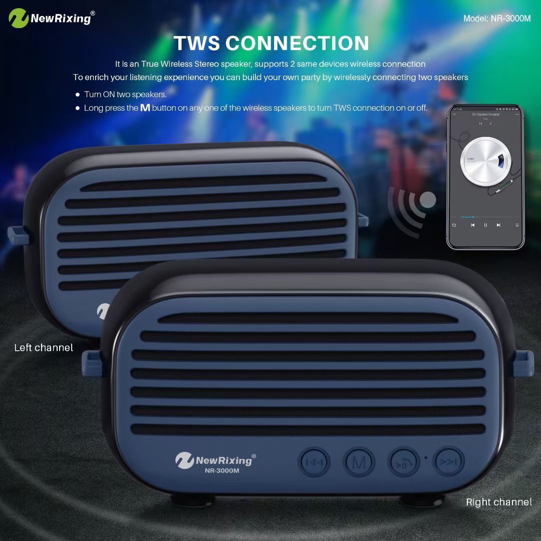 New outdoor Bluetooth speaker with karaoke microphone plug in microphone, high volume household ktv wireless audio system