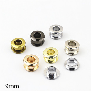 Luggage handbag rope hardware accessories zinc alloy die-casting to punch corns air Eye 3 inner diameter 9mm