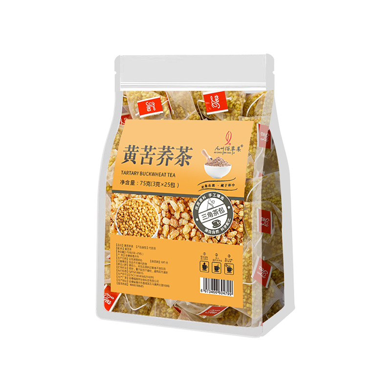 [Independent triangle bag] 3 grams*25 packs of yellow buckwheat