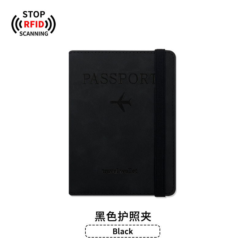 Pu革アンチマグネットパスポートバッグ荷物札セット革盗難防止ブラシrfidパスポートパスポートバッグ現物パスポートカバー|undefined