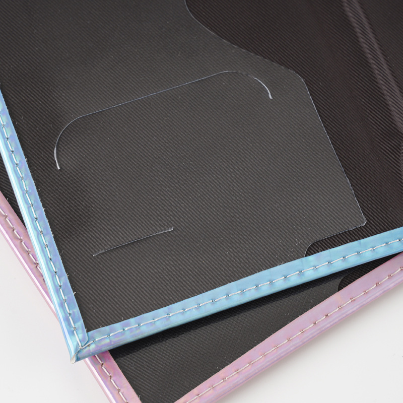 Square Shape Unisex Basic Classic Style Solid Color Pu Leather Passport Holders