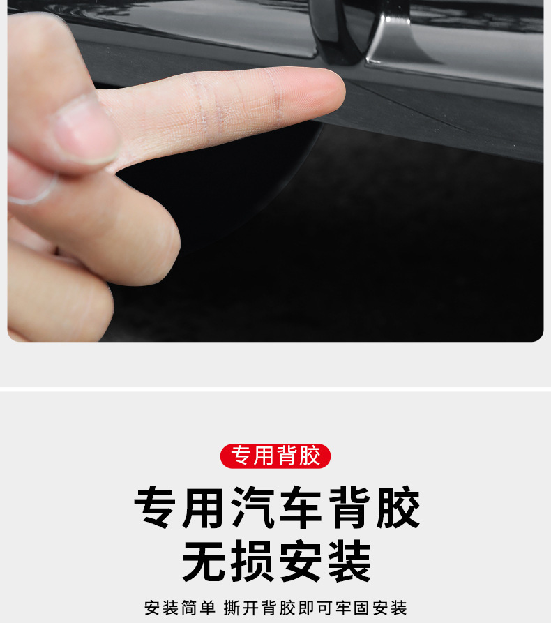 Suitable for Tesla Model Y 2025 New Rear Spoiler, New Model Y Rear Lip Surround, Rear Bumper Wind Blade Decoration