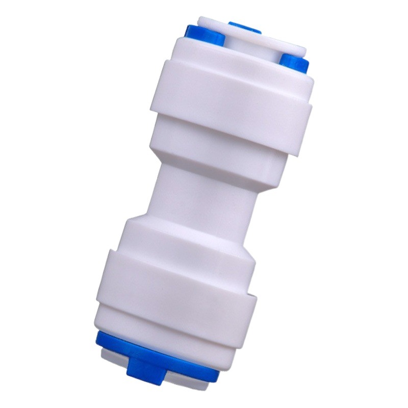 Comercio al por mayor 2 puntos de conexión rápida Conector recto 154 purificador de agua accesorios conector de dos puntos de conexión de tubería de agua PE